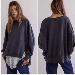 Free People Camden Pullover Sweatshirt